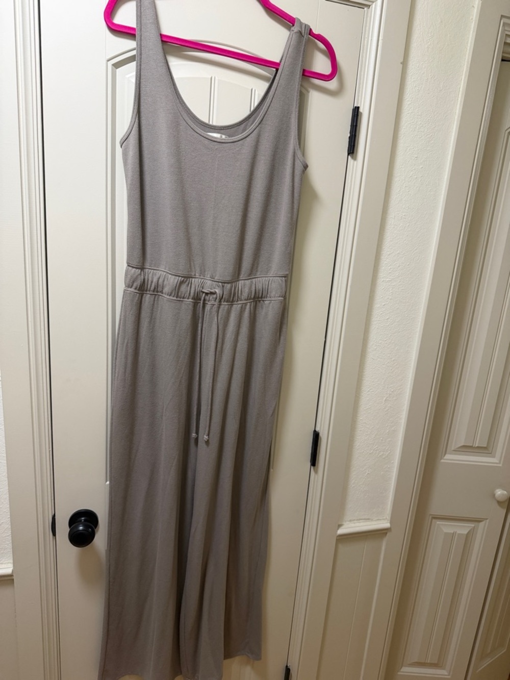 Abercrombie & Fitch Gray Maxi Jumpsuit